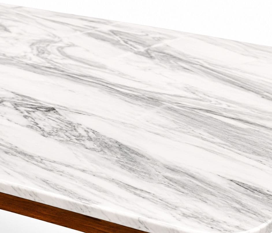 Image 16 for Imperium Elite 1+6 Dining Set Teakwood With Marble Top (HYD)(EC)