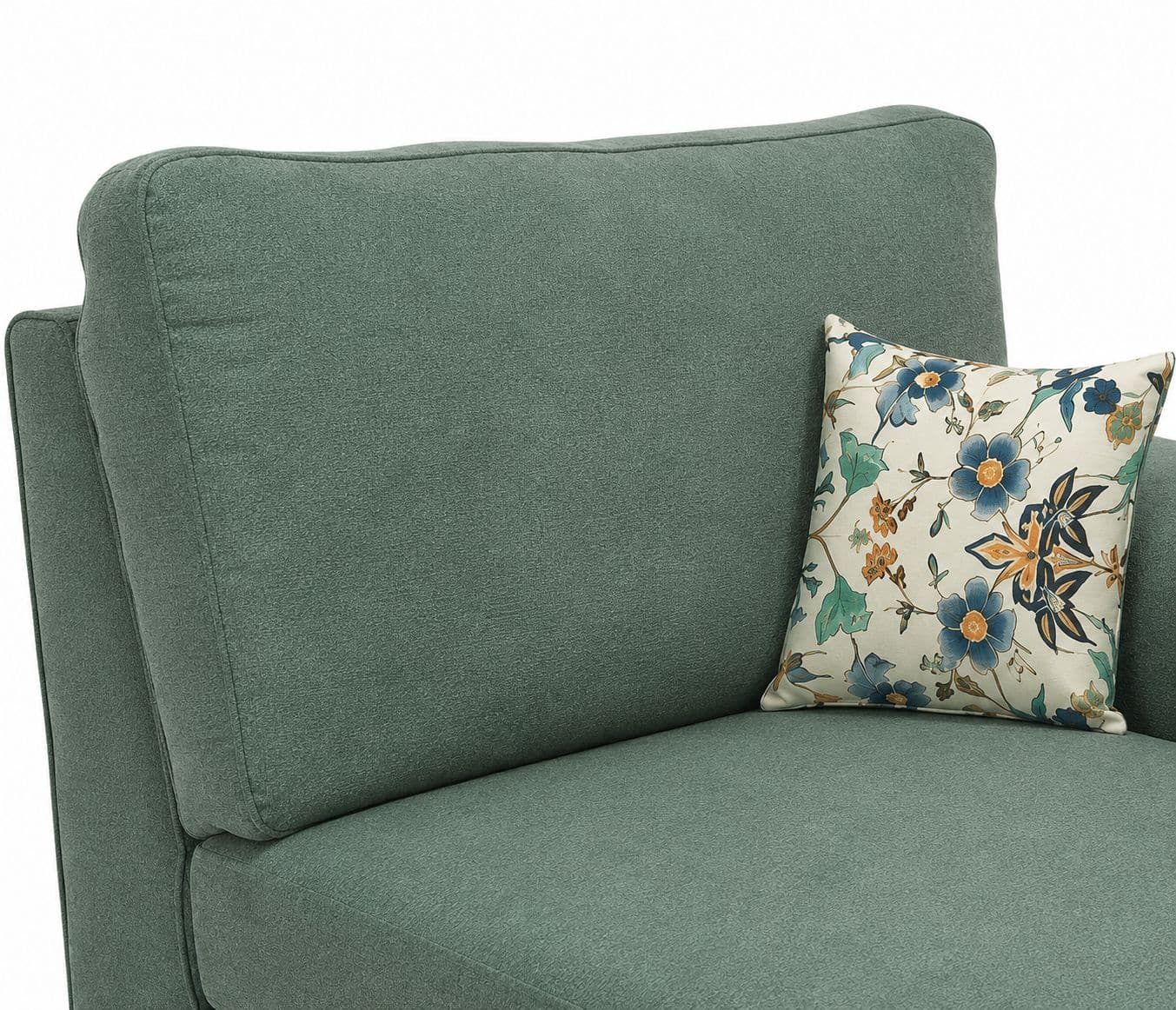 Image 16 for Aldo Sofa 3+Lounger With Cotton Jute Fabric (BSK)