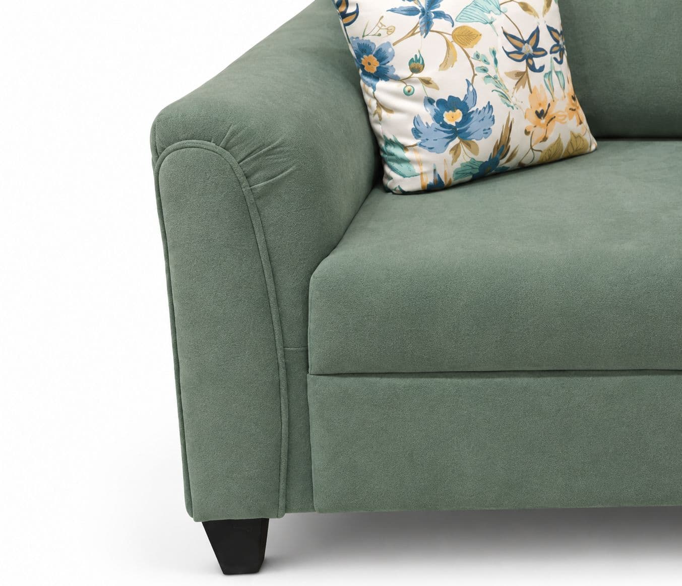 Image 11 for Aldo Sofa 3+Lounger With Cotton Jute Fabric (BSK)