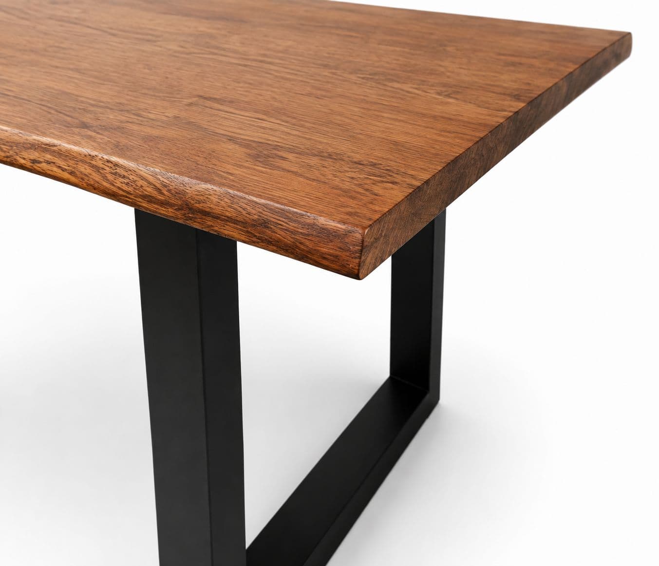 Image 12 for Live Edge 1+4 Seater Acacia Top With Metal Base (WF)