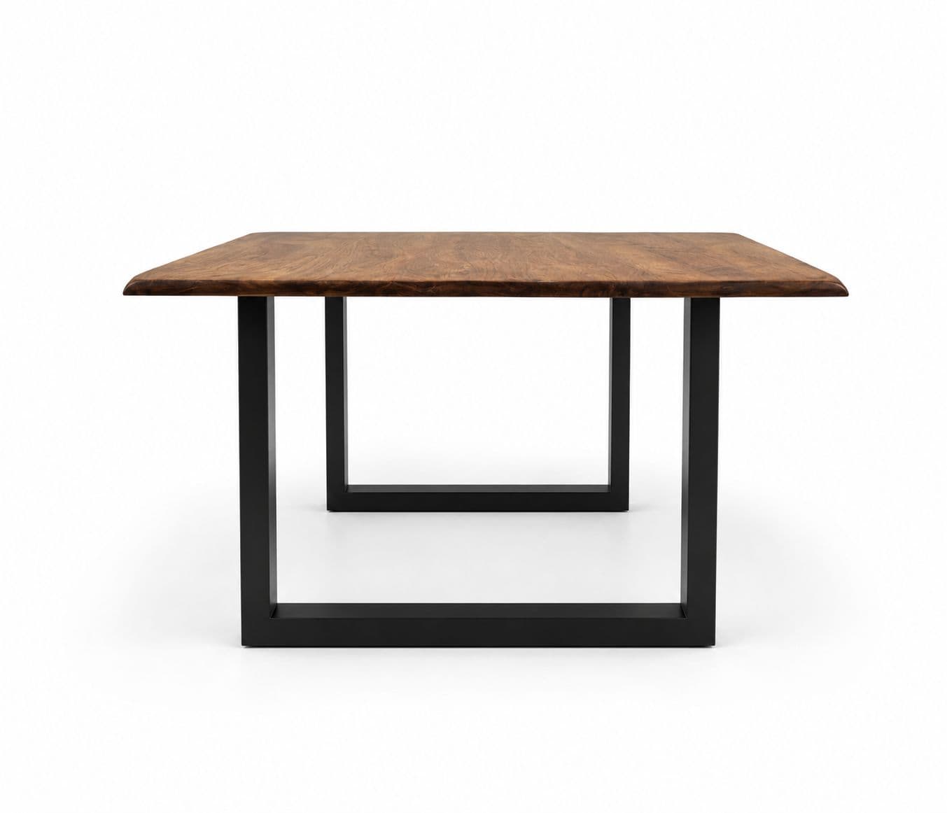 Image 13 for Live Edge 1+4 Seater Acacia Top With Metal Base (WF)