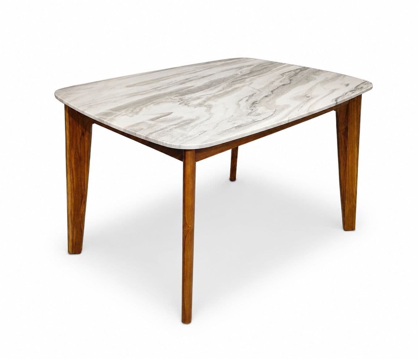 Image 11 for Imperium Elite 1+4 Dining Set Solid Teakwood With Marble Top
