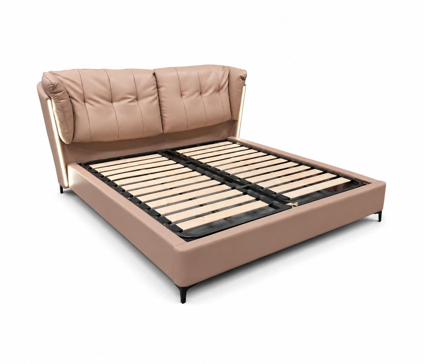 Image 3 for 2239 Leather Cot With King Size Hydraulic Storage (EC)(BWD)