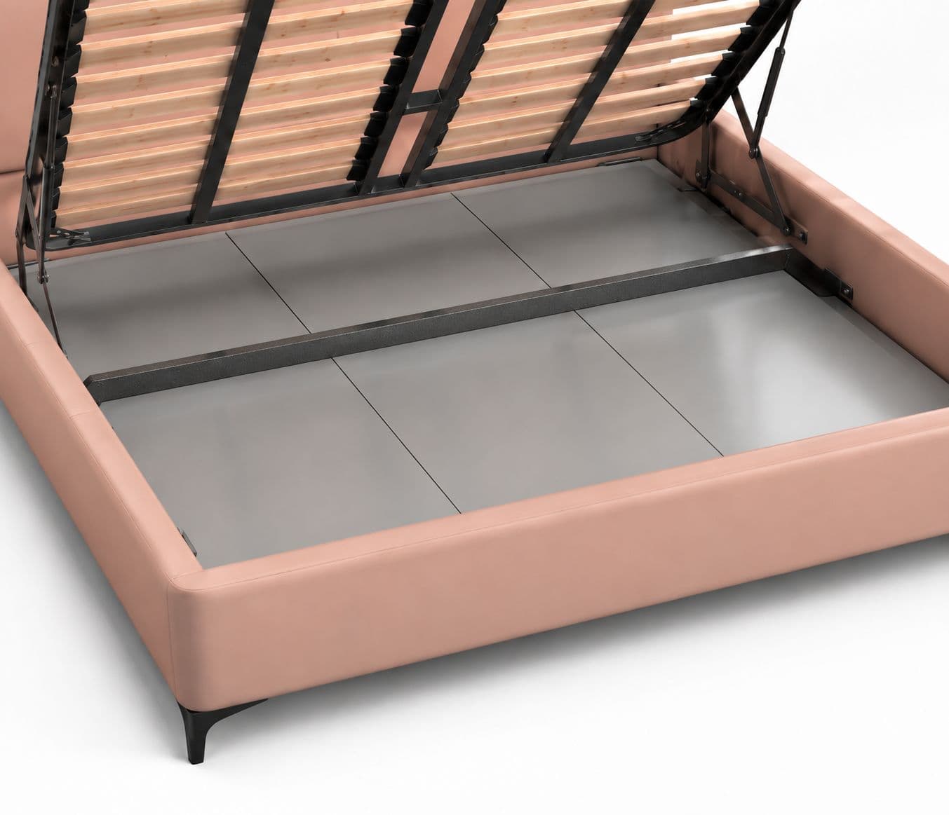 Image 11 for 2239 Leather Cot With King Size Hydraulic Storage (EC)(BWD)