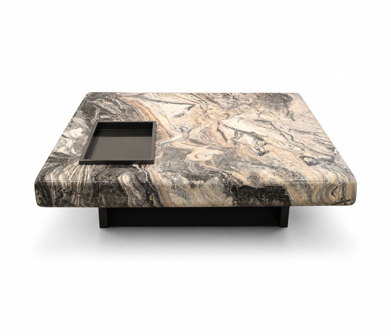 Image 3 for Center Table S2002 With Marble Top And Metal Base Support (HYD)
