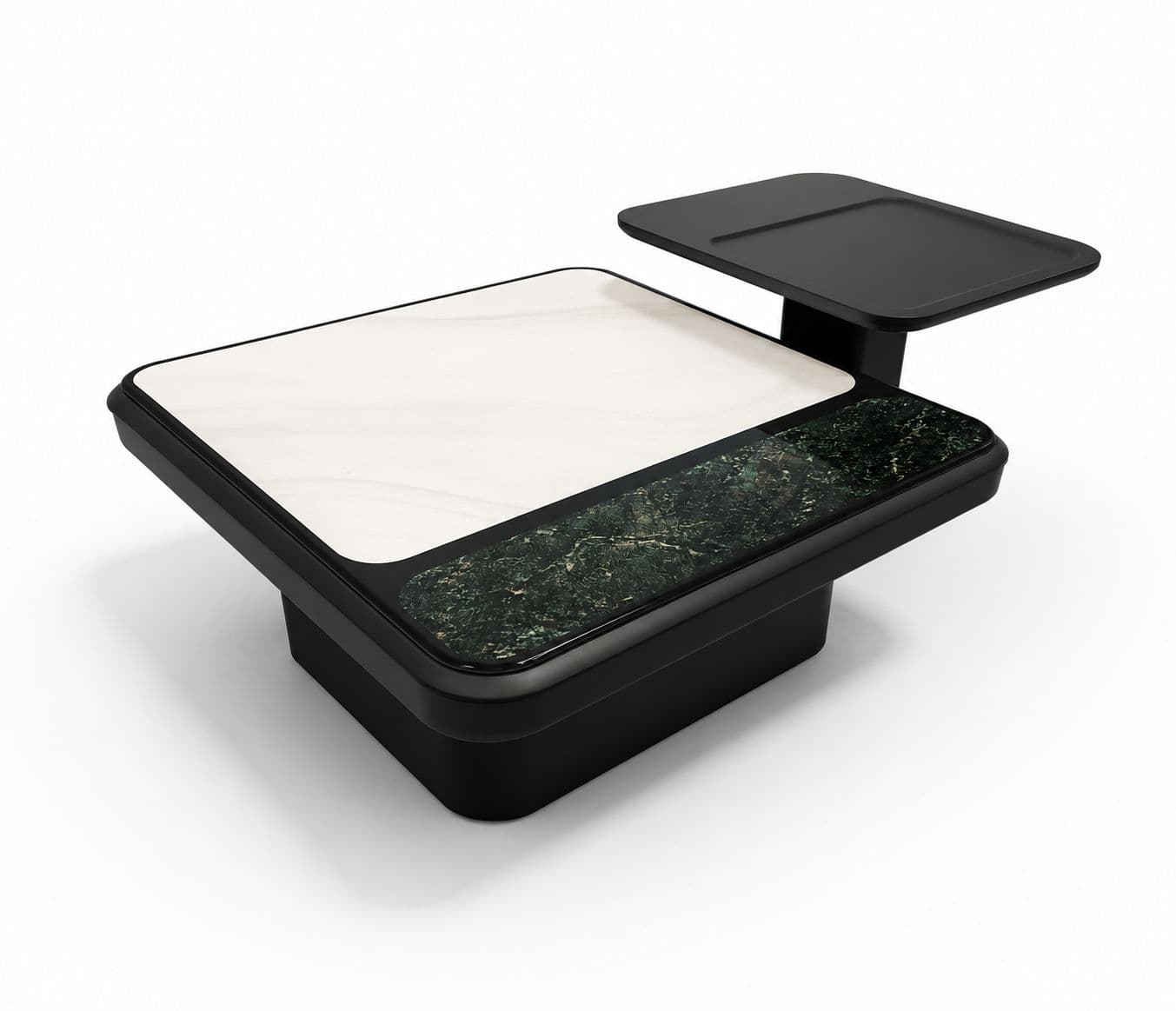 Image 7 for Center Table A5681 With Marble Top And Wooden And Fibre Base (HYD)