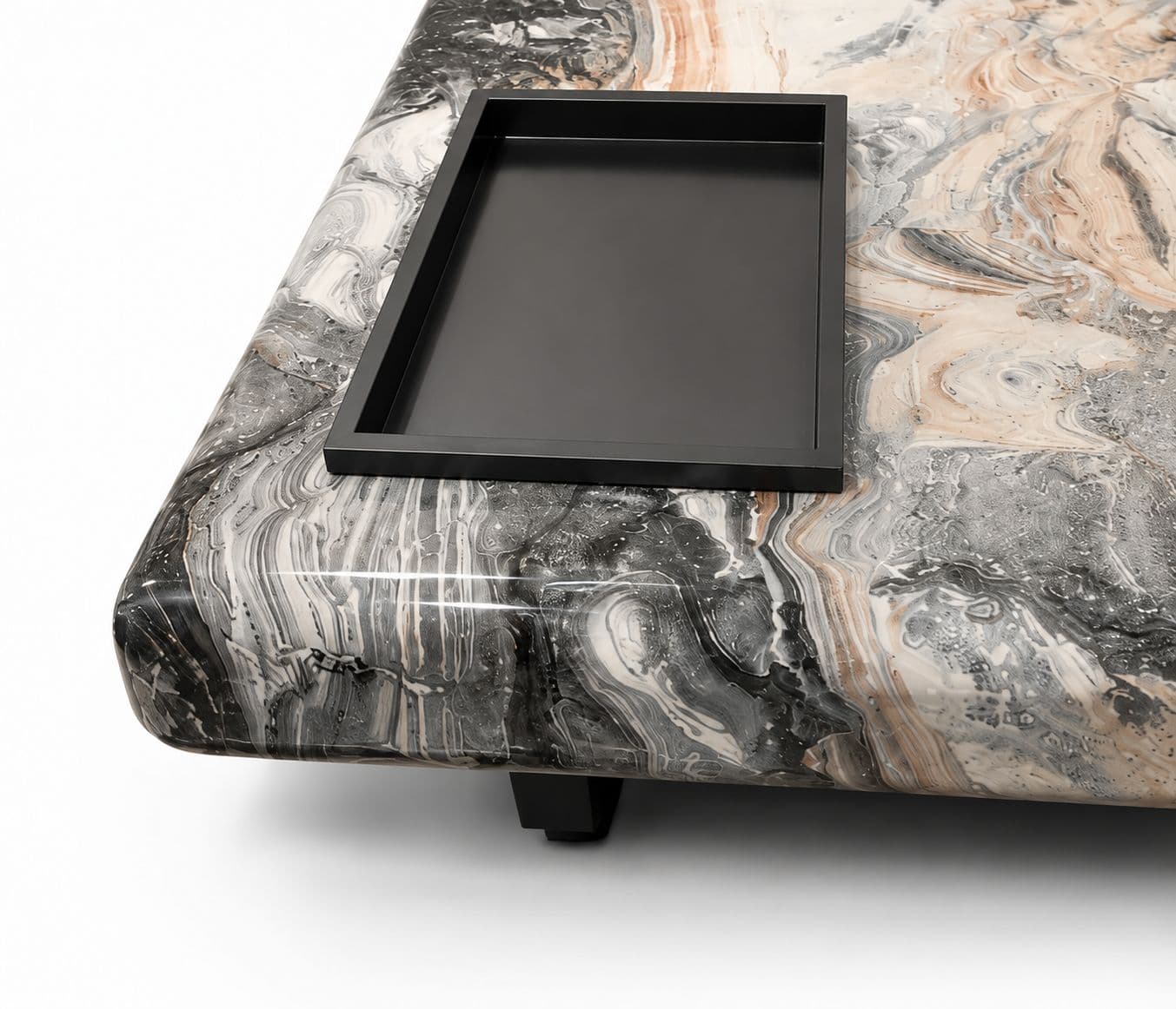 Image 6 for Center Table S2002 With Marble Top And Metal Base Support (HYD)