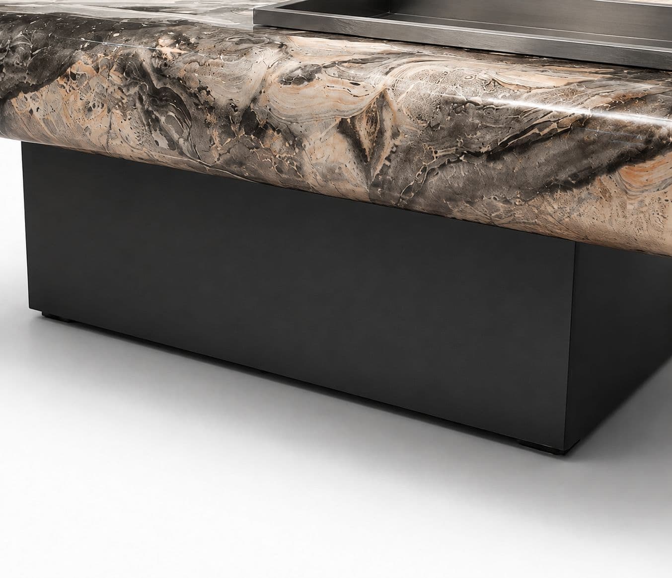Image 8 for Center Table S2002 With Marble Top And Metal Base Support (HYD)