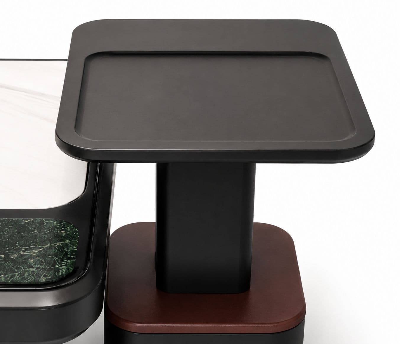 Image 6 for Center Table A5681 With Marble Top And Wooden And Fibre Base (HYD)