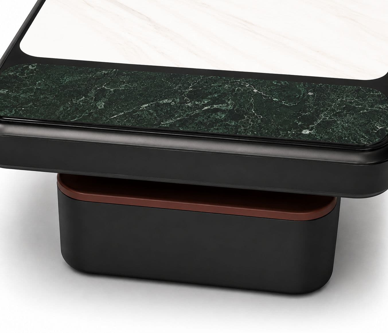 Image 9 for Center Table A5681 With Marble Top And Wooden And Fibre Base (HYD)