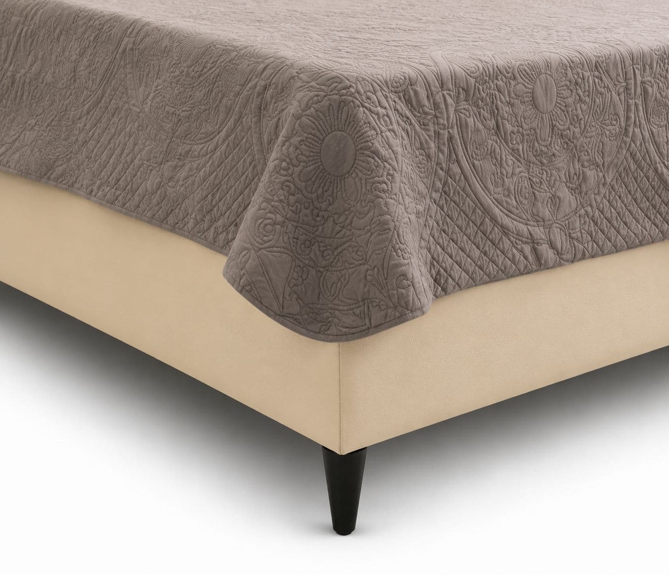 Image 6 for King Bed 389(TD-1) With King Size Without Storage With Leather Upholestry And Pine Wood Frames (HYD)