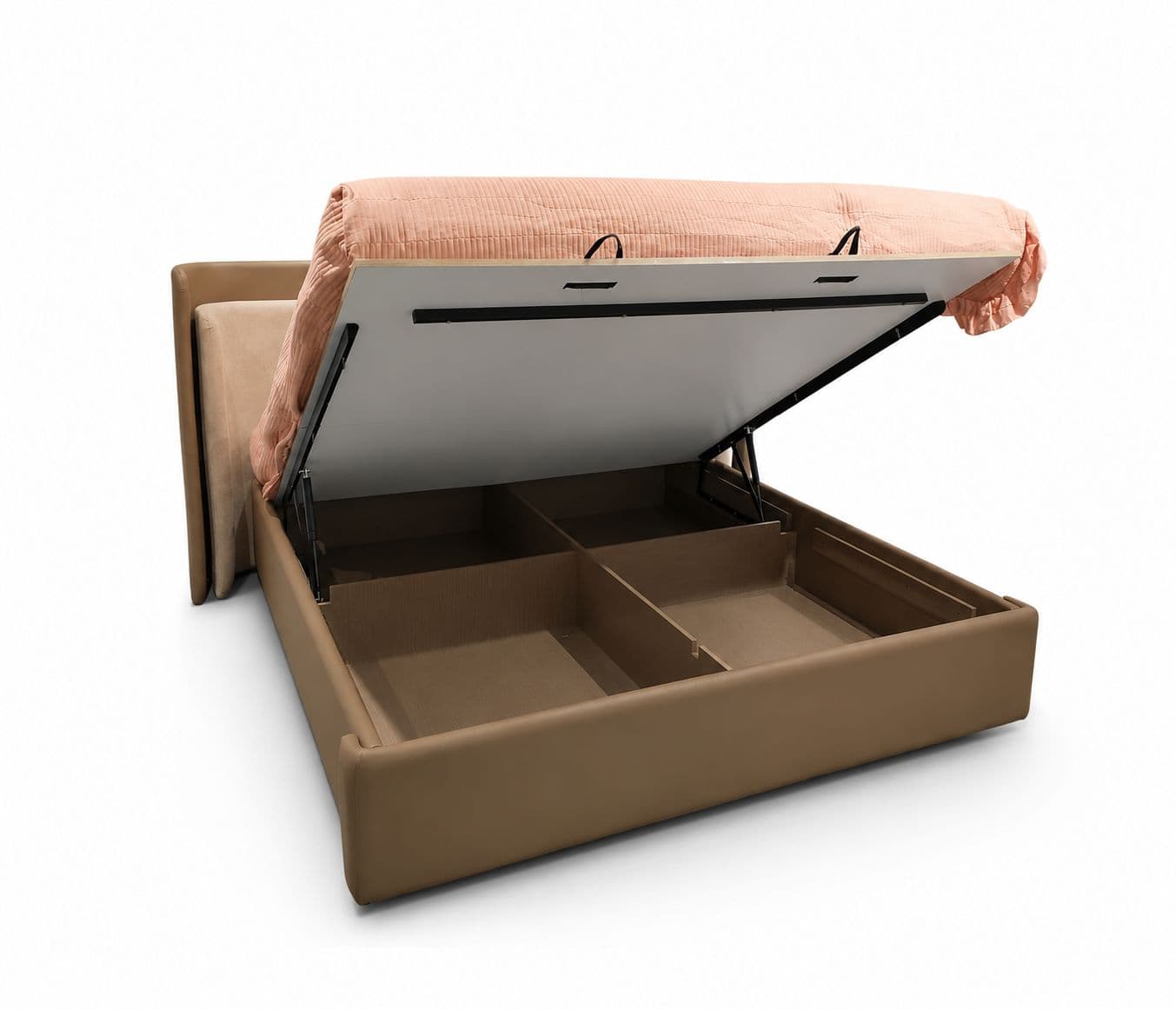 Image 8 for Bedroom Set 02 (45002) Hydraulic Storage Super Matt PU finish on premium MDF (HYD OTD)
