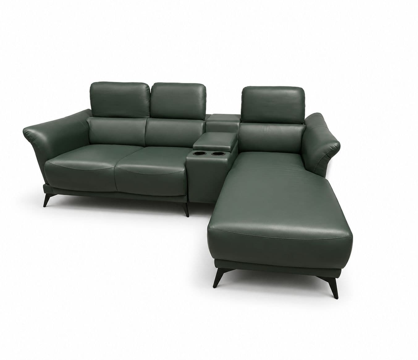 Image 4 for Leather Sofa 2+C+Lounger 2 Seater+ Console+Lounger Pure Body Touch Leather (HYD OTD)