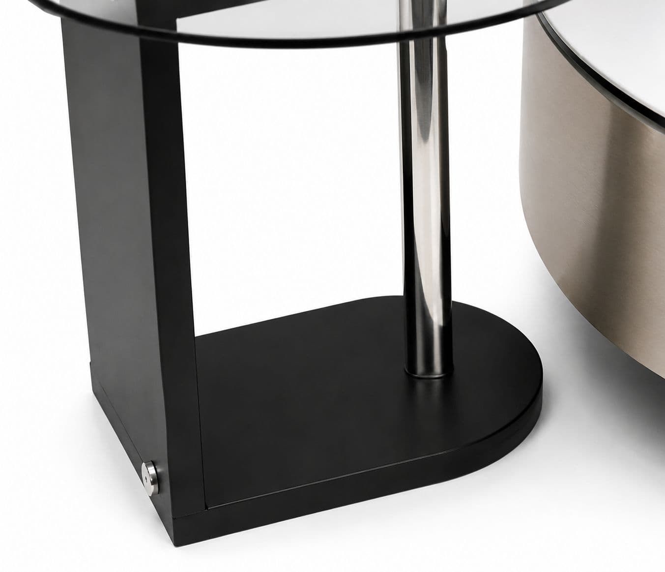 Image 8 for CT D2063 With Storage With Marble Top And Wood Combination And Glass Top And Corner Table (HYD)