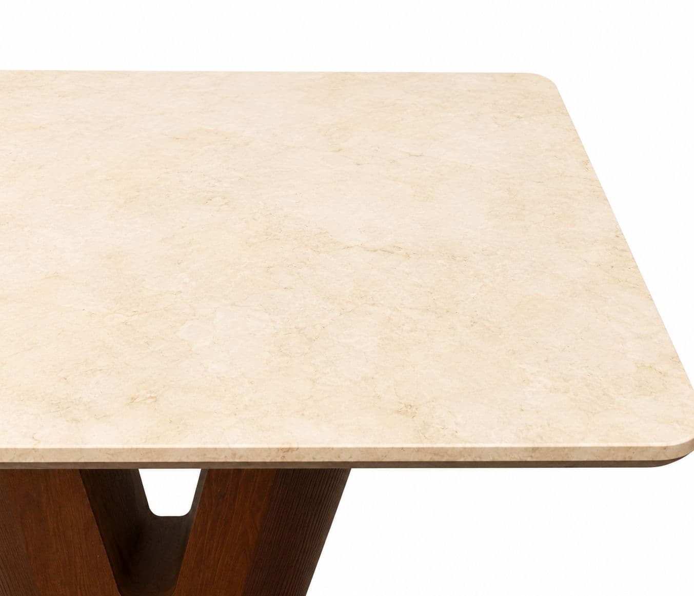 Image 11 for Dining Table 1+6 Seater B658/101/2401 With Marble Top And Ash Wood Base