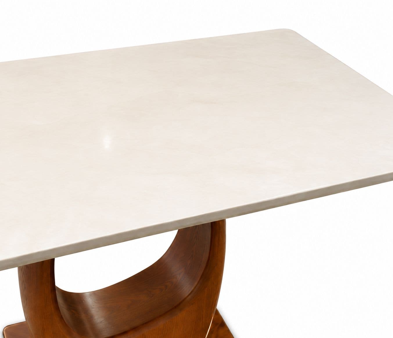 Image 11 for Dining Table 1+6 Seater 180/3588/709 With Marble Top And Wooden Base