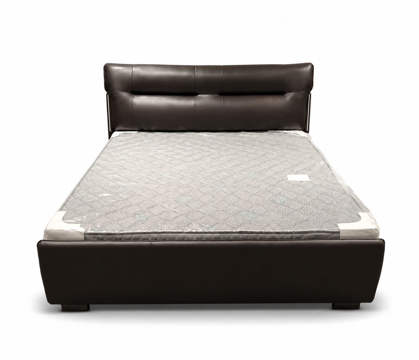 Image 10 for ZK013 King Size Bed Without Storage With Leather Upholestry And Pine Bed Frames
