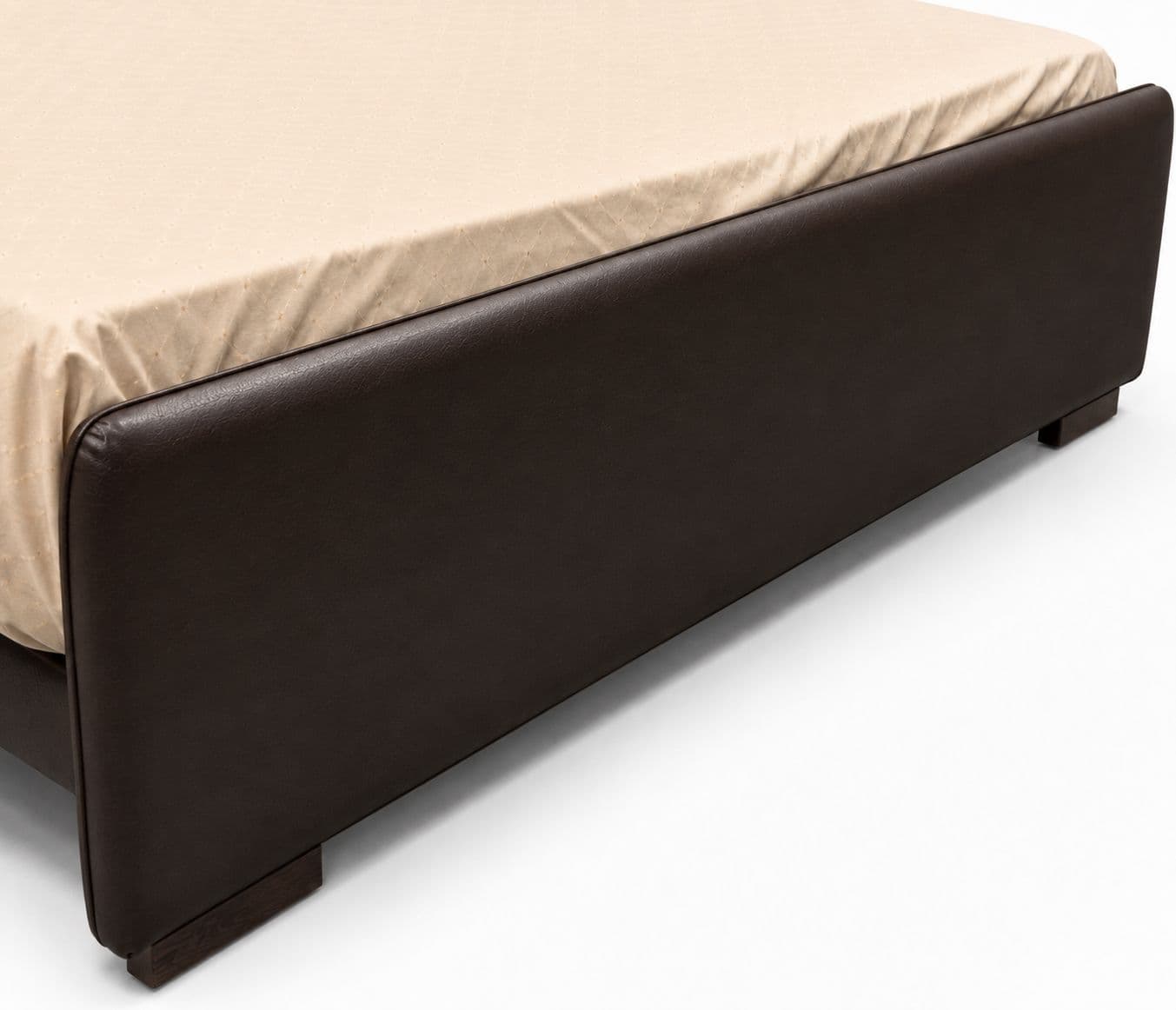 Image 5 for ZK013 King Size Bed Without Storage With Leather Upholestry And Pine Bed Frames