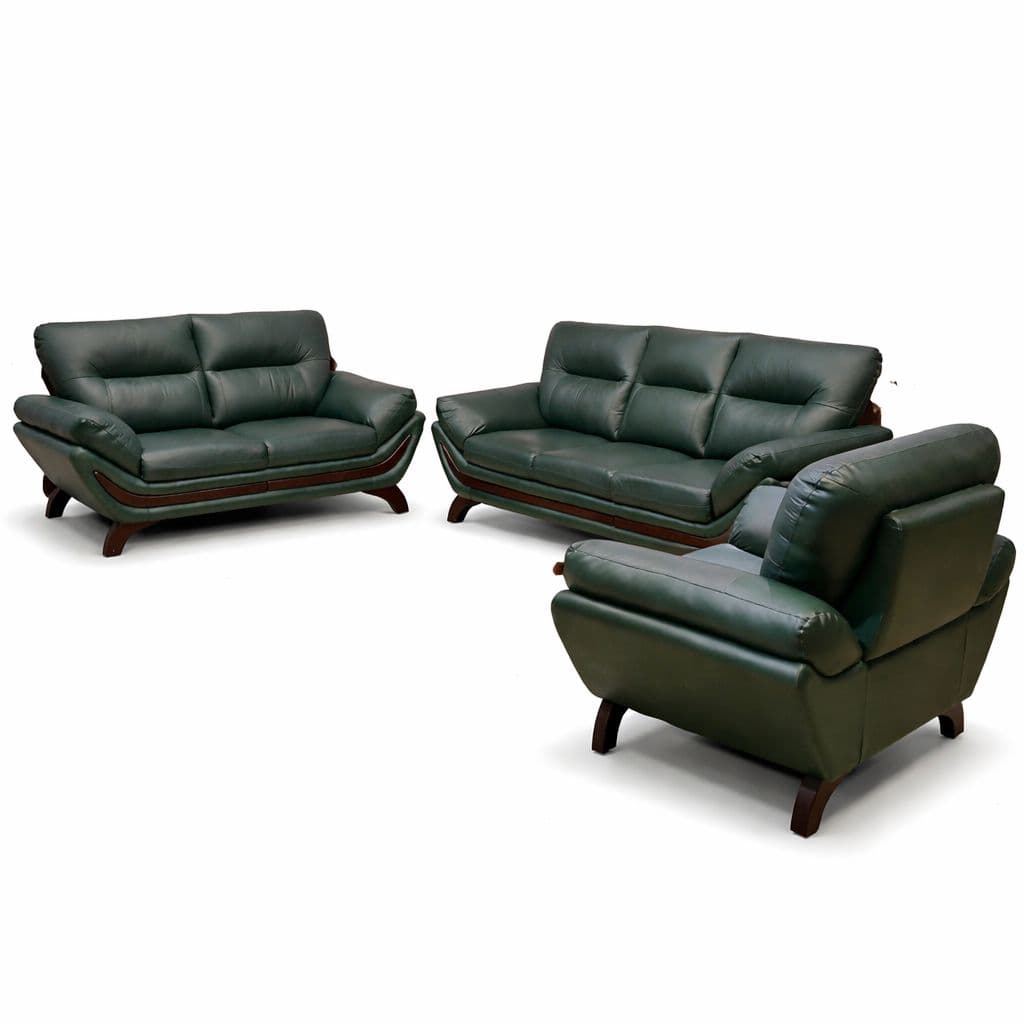 Image 6 for Florida Sofa Set 3+2+1 Seater Body Touch Half Leather (BTM OTD)