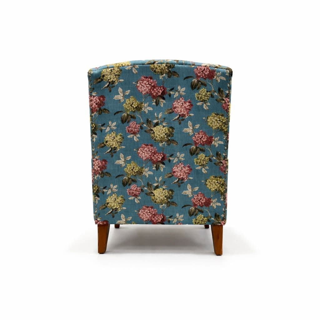 Image 6 for Accent Chair Single Seater Velvet Fabric (SKN OTD)