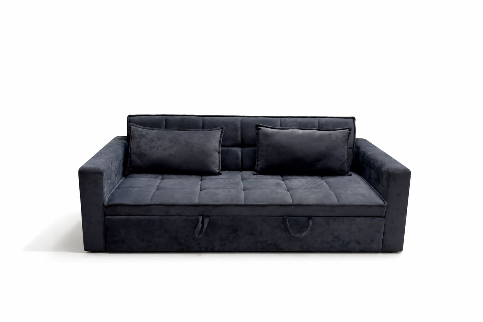 Image 8 for Anke Sofa Cum Bed 3 Seater Suede Fabric (BSK)(SKN)