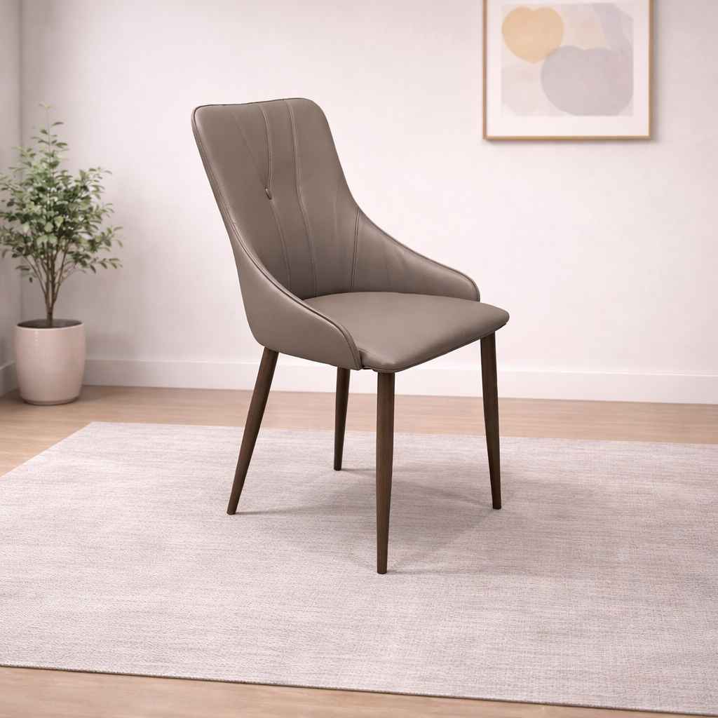 Image 1 for T-111/321 Dining Chair with Premium Leatherette Upholstery