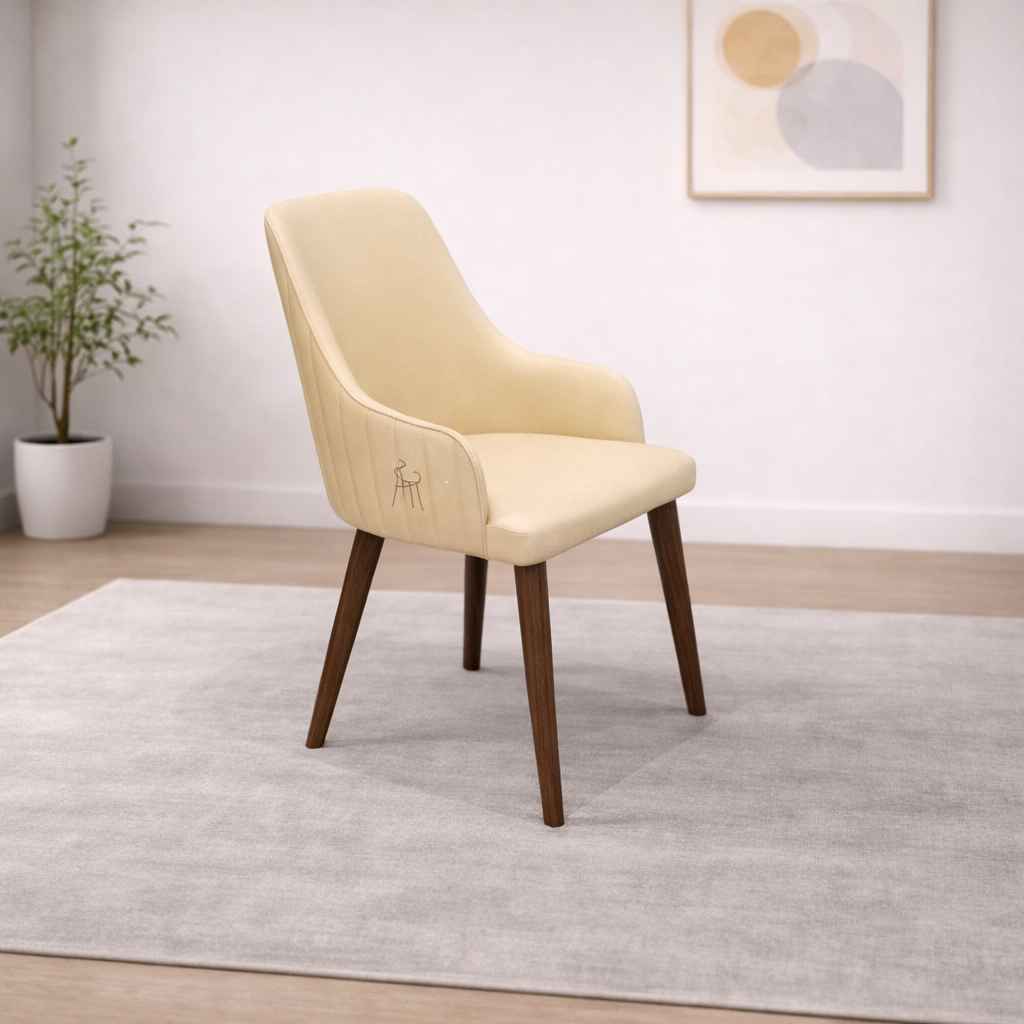 Image 1 for AXE Dining Chair with Premium Leatherette Upholstery