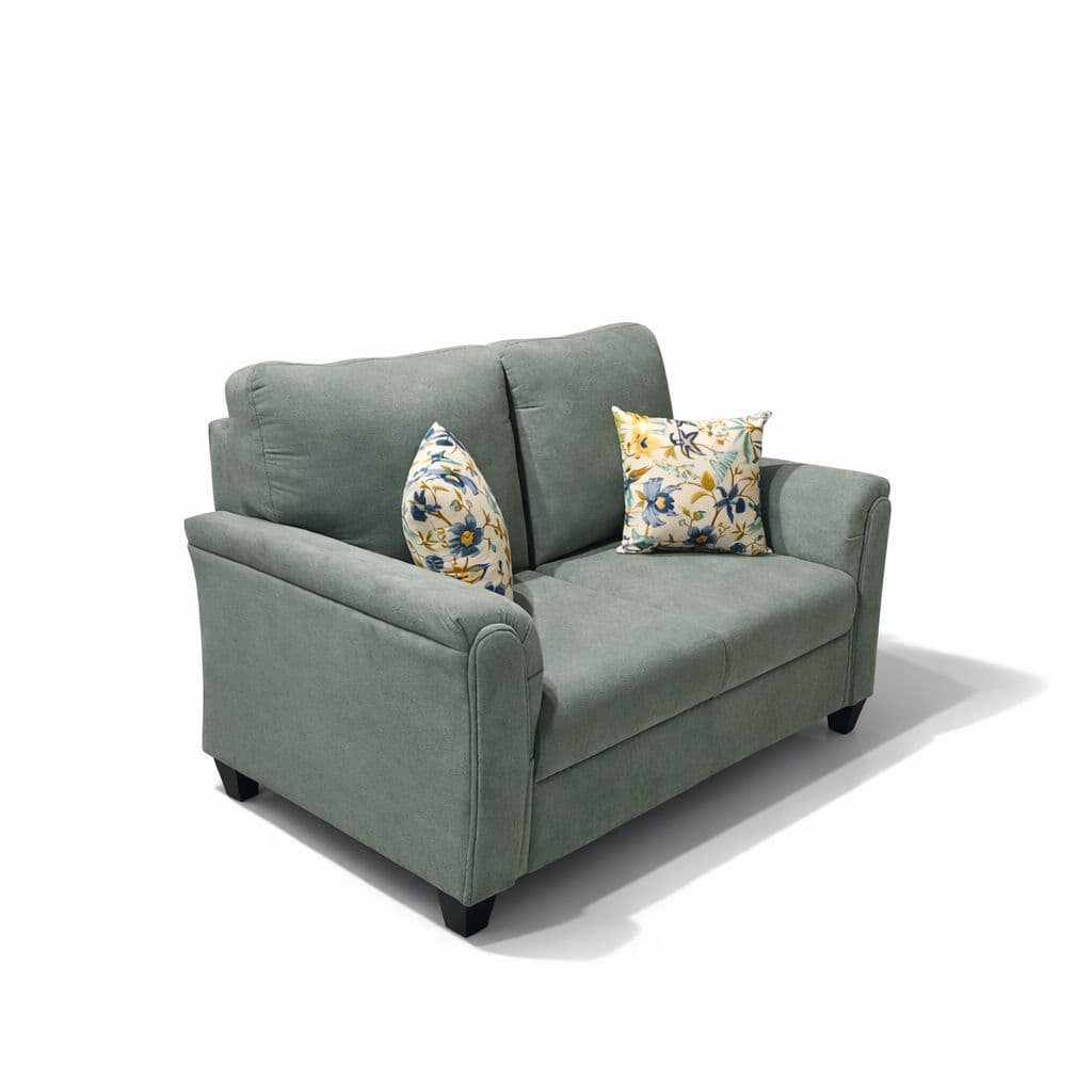 Image 9 for Aldo Royale Sofa 3+2 Seater Velvet Fabric (Grey)