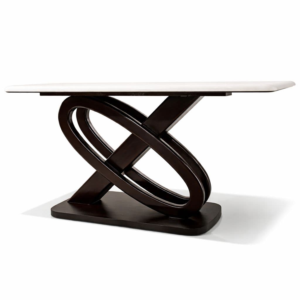 Image 10 for DT-52 /Dining Set 1+6 Seater -405 Leatherette With Solid Ash Wood And Olec Marble Top (KORA OTD)