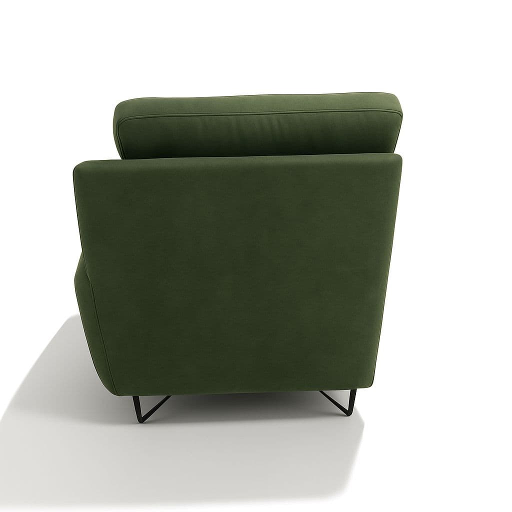 Image 12 for Verde Sofa 3+Lounger Micro Suede Fabric (BTM)(HYD)(EC)