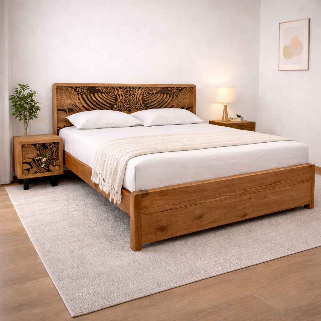 Image 1 for Tropicana Queen Sized Bed Without Storage