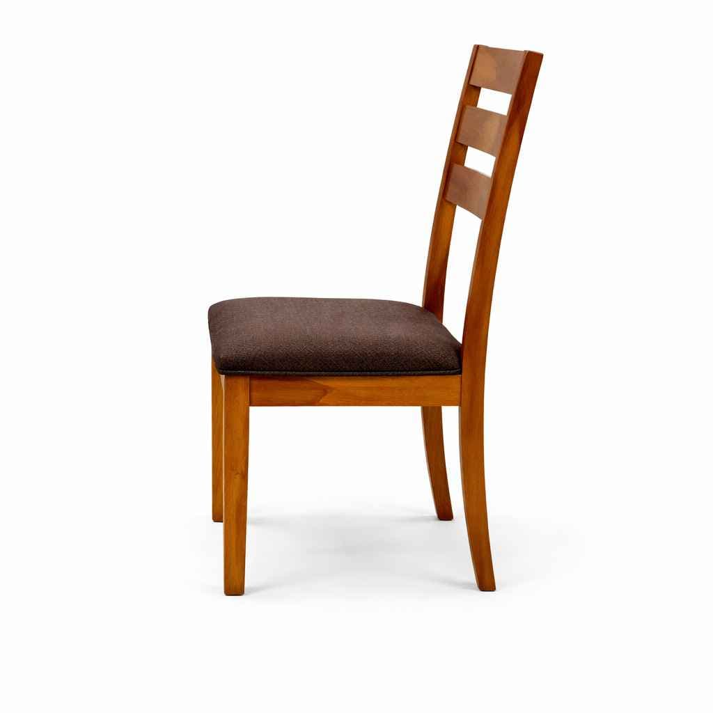 Image 7 for Stassy DT 6 Seater Sheesham Wood Dining Set with Premium Fabric Upholstery