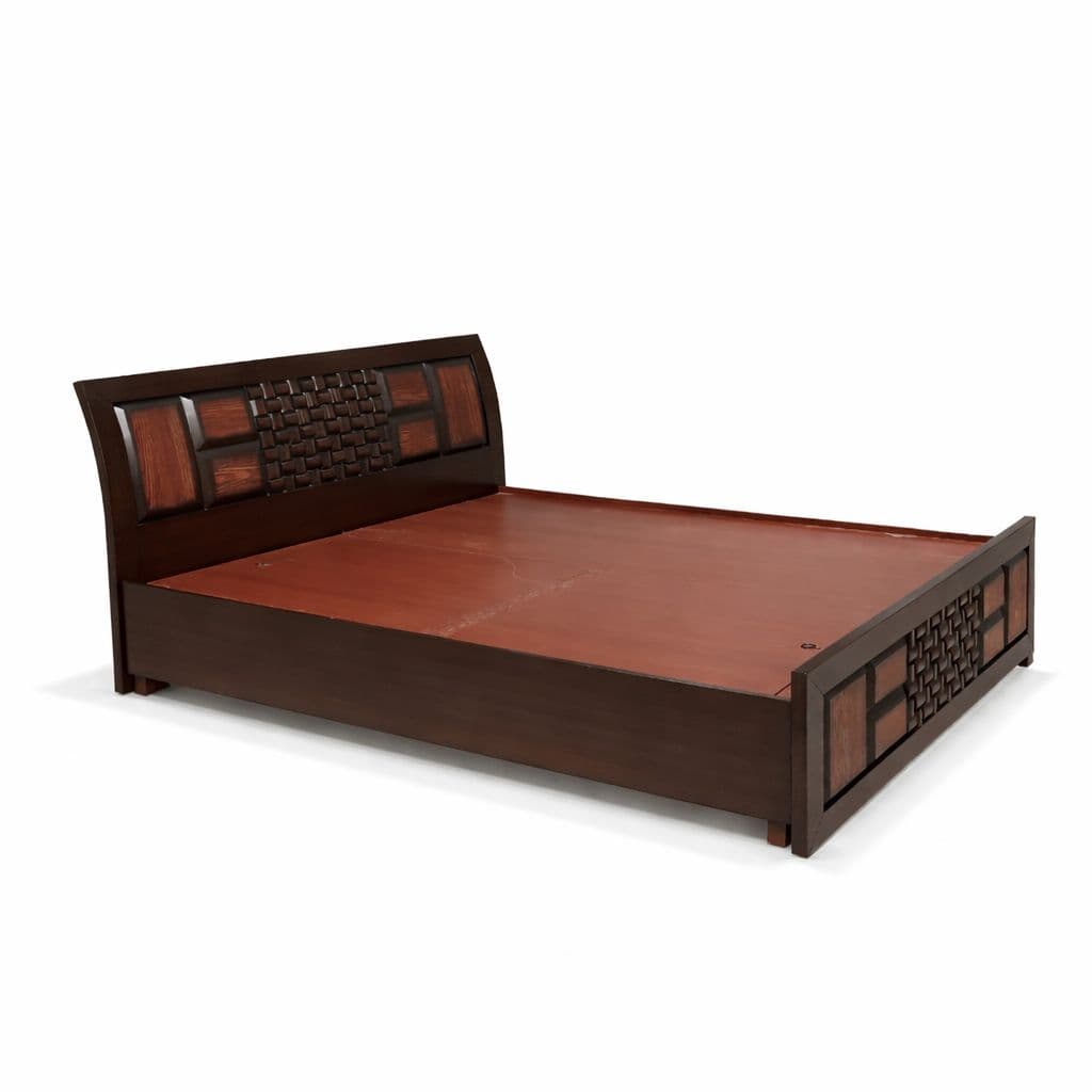 Image 8 for Malta Queen Sized Bed with Bed Box And Drawer Storage Solid Wood (EC OTD)