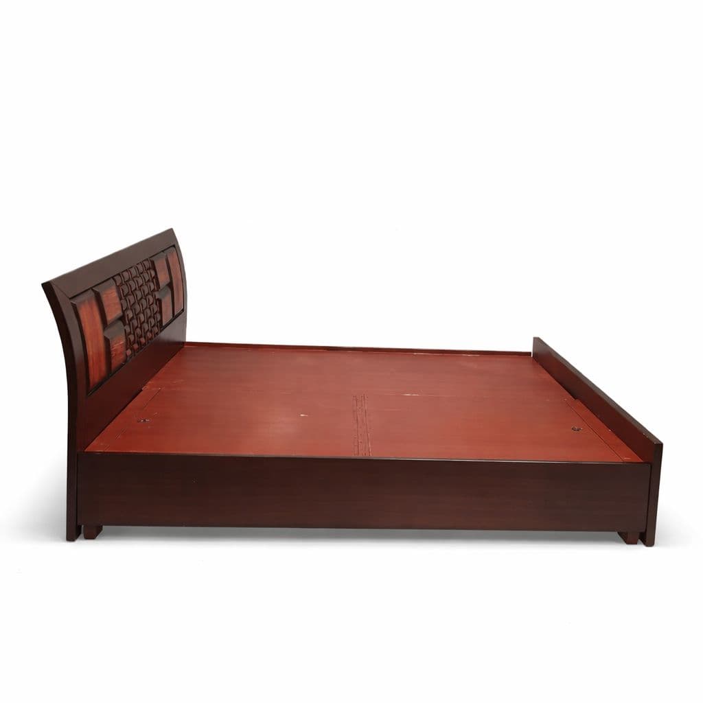 Image 11 for Malta Queen Sized Bed with Bed Box And Drawer Storage Solid Wood (EC OTD)