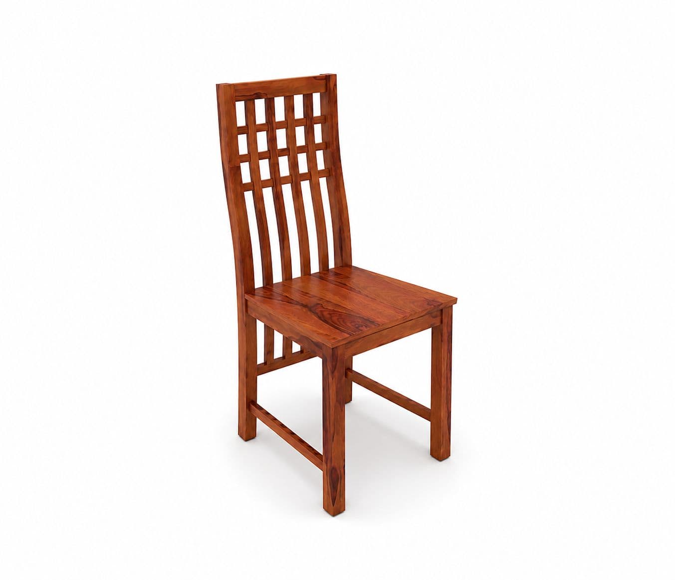 Image 8 for Heritage Grid Dining Set Solid Sheesham Wood Dining Set (SCV_PKU)