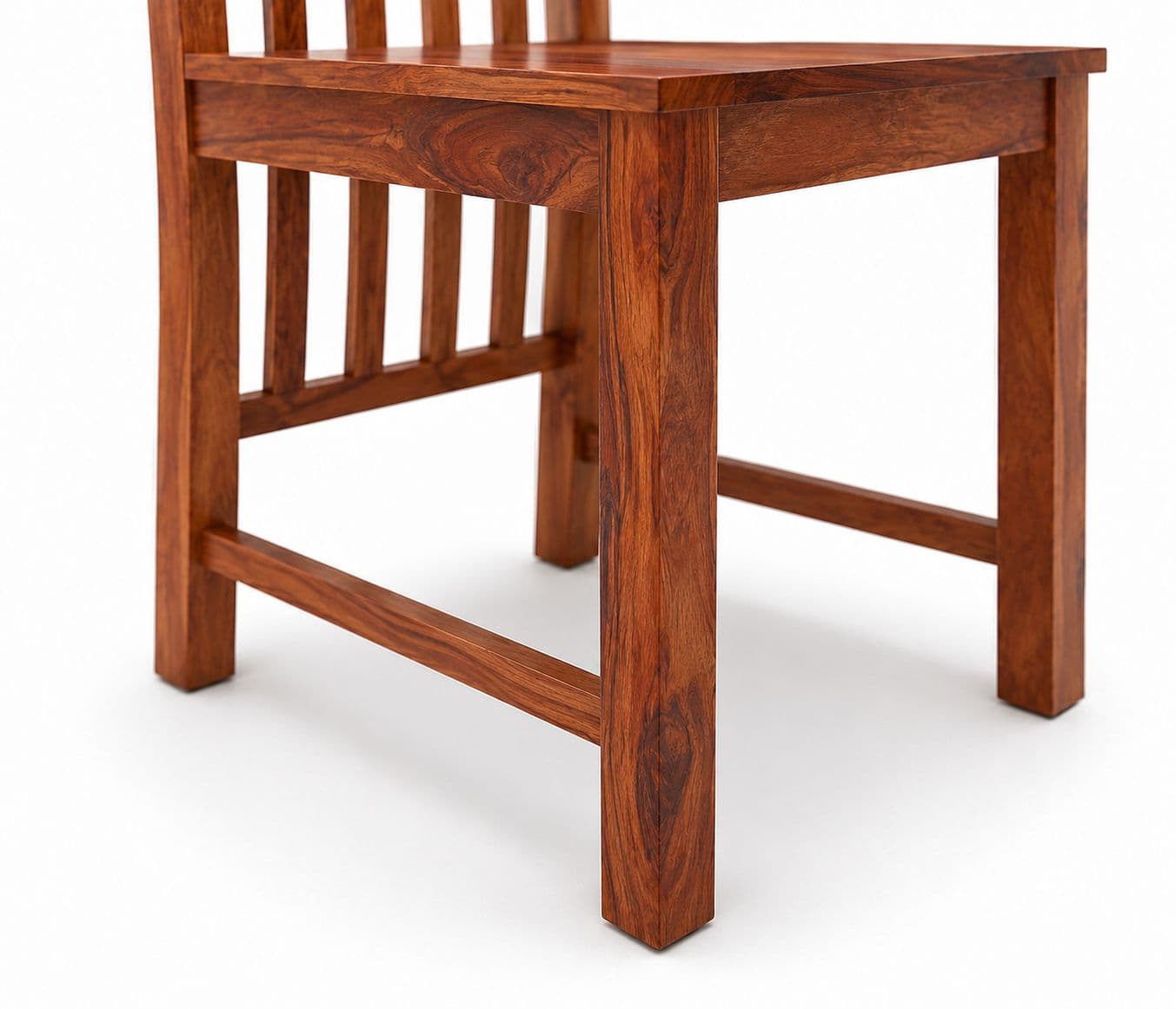 Image 10 for Heritage Grid Dining Set Solid Sheesham Wood Dining Set (SCV_PKU)