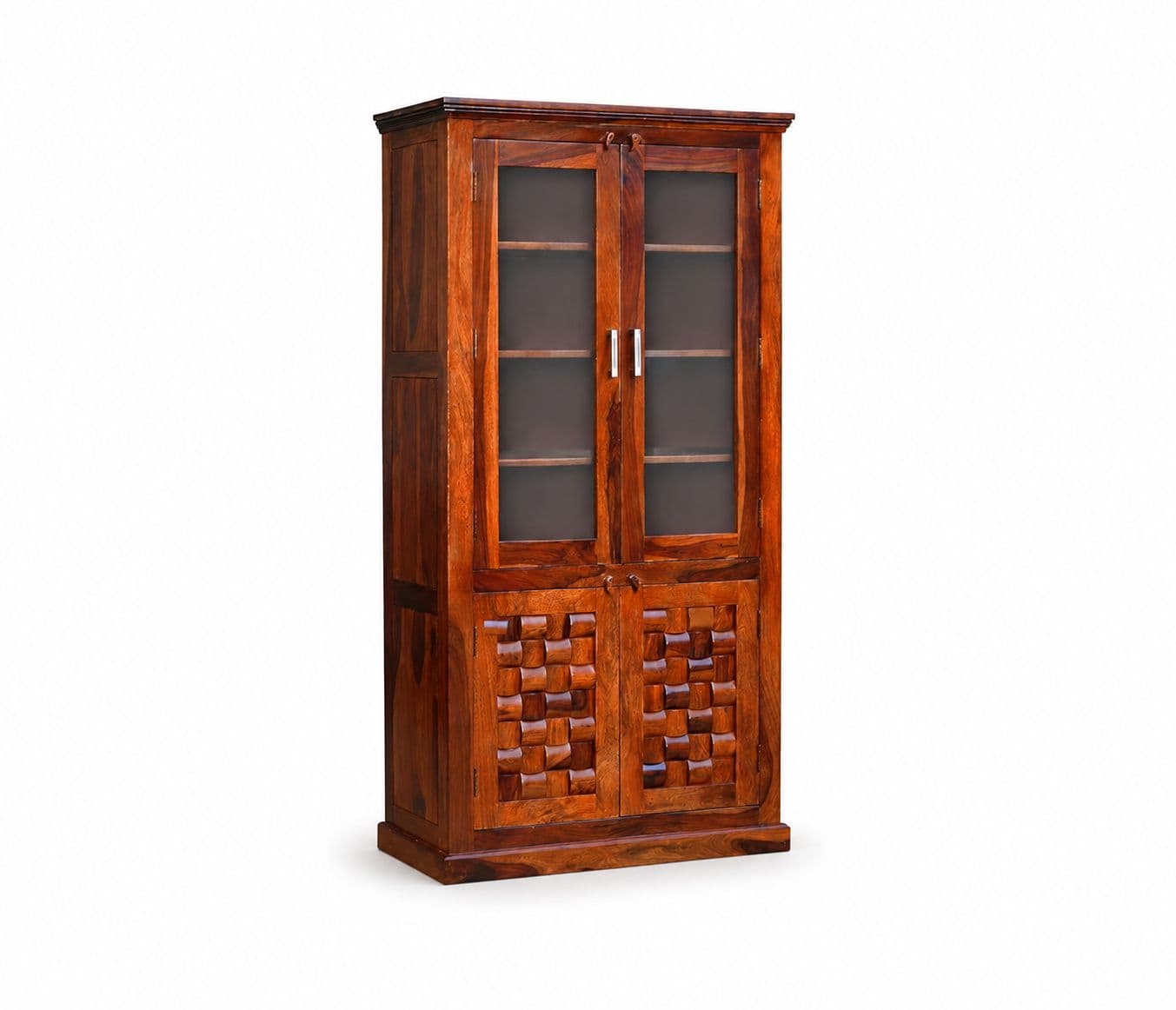 Image 3 for Nivaar Crockery Unit Solid Sheesham Wood (SCV_PKU)