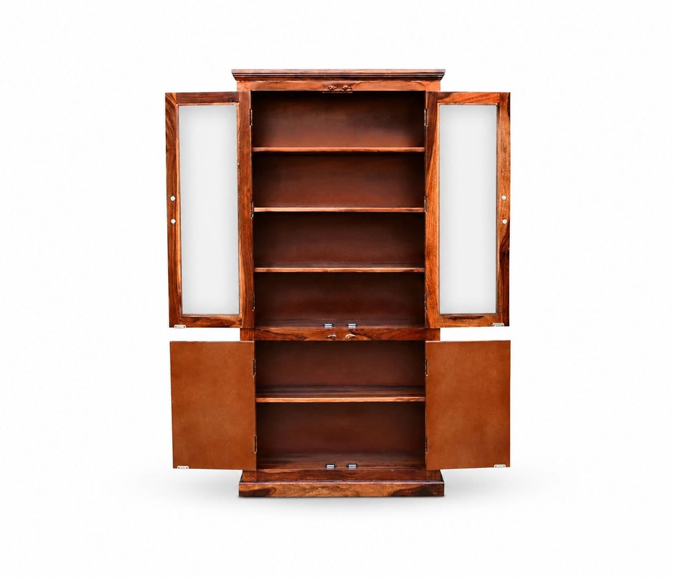 Image 4 for Nivaar Crockery Unit Solid Sheesham Wood (SCV_PKU)