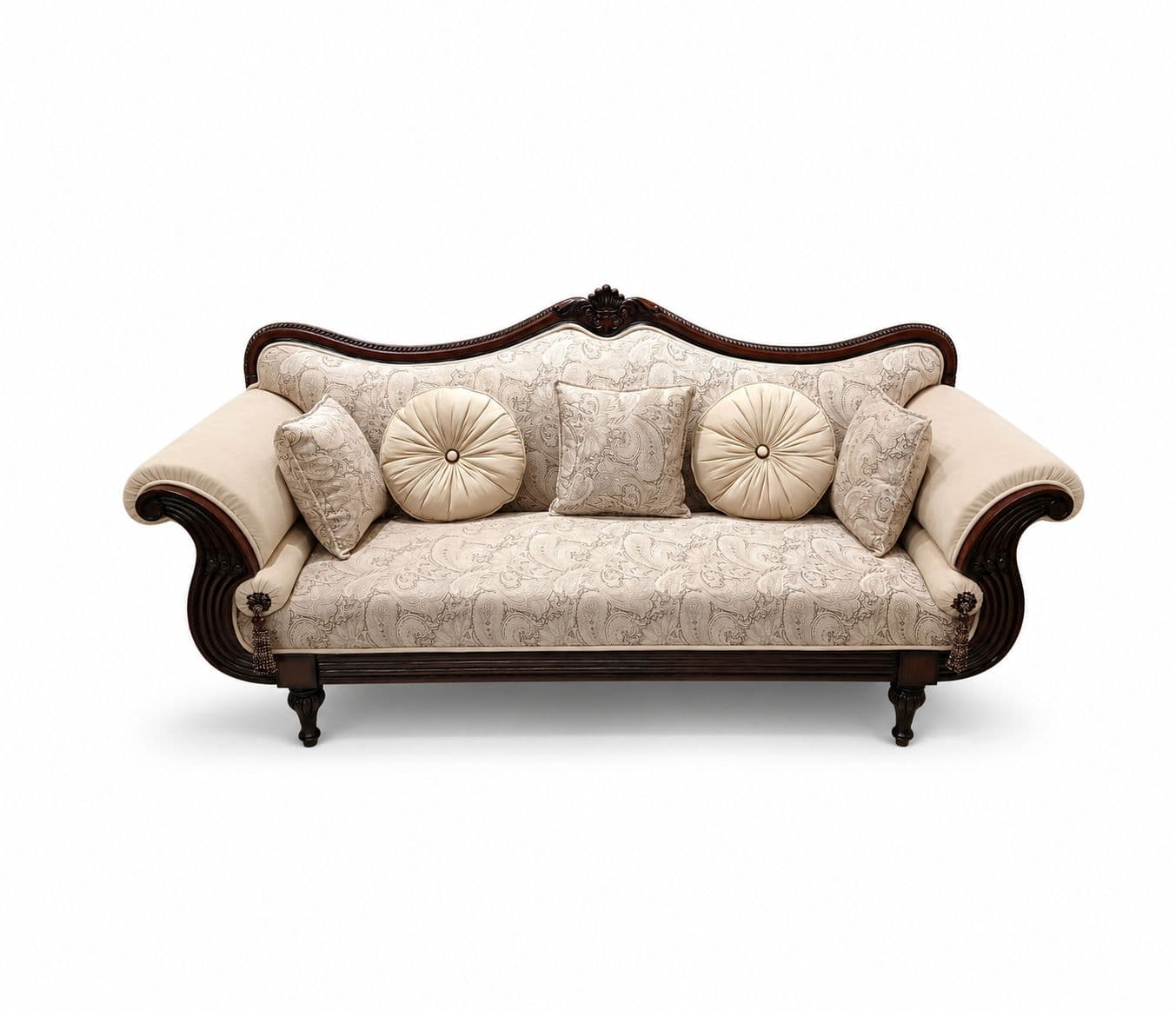 Image 4 for Jaipur Sofa 3+2+2 Seater With Teak Wood Frame And Fabric (HYD)