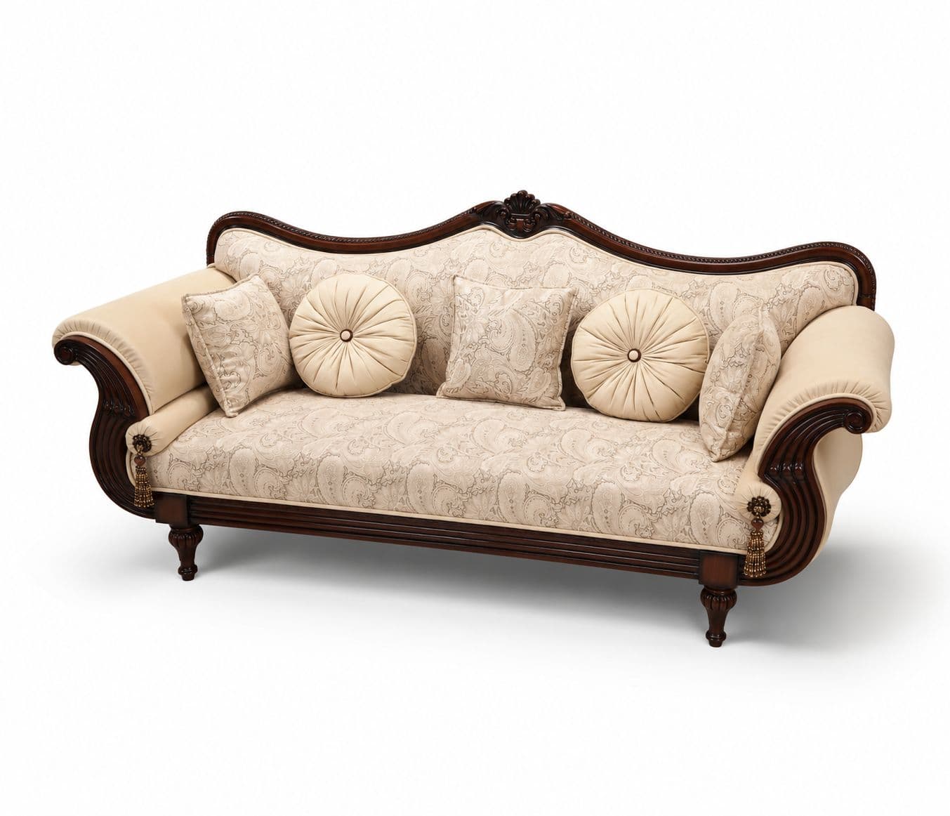 Image 8 for Jaipur Sofa 3+2+2 Seater With Teak Wood Frame And Fabric (HYD)