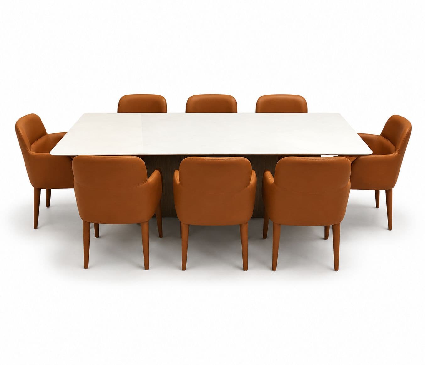 Image 4 for DT 1088+DBH+DC-6601 1+8 Seater Onyex Marble Top (HYD OTD)