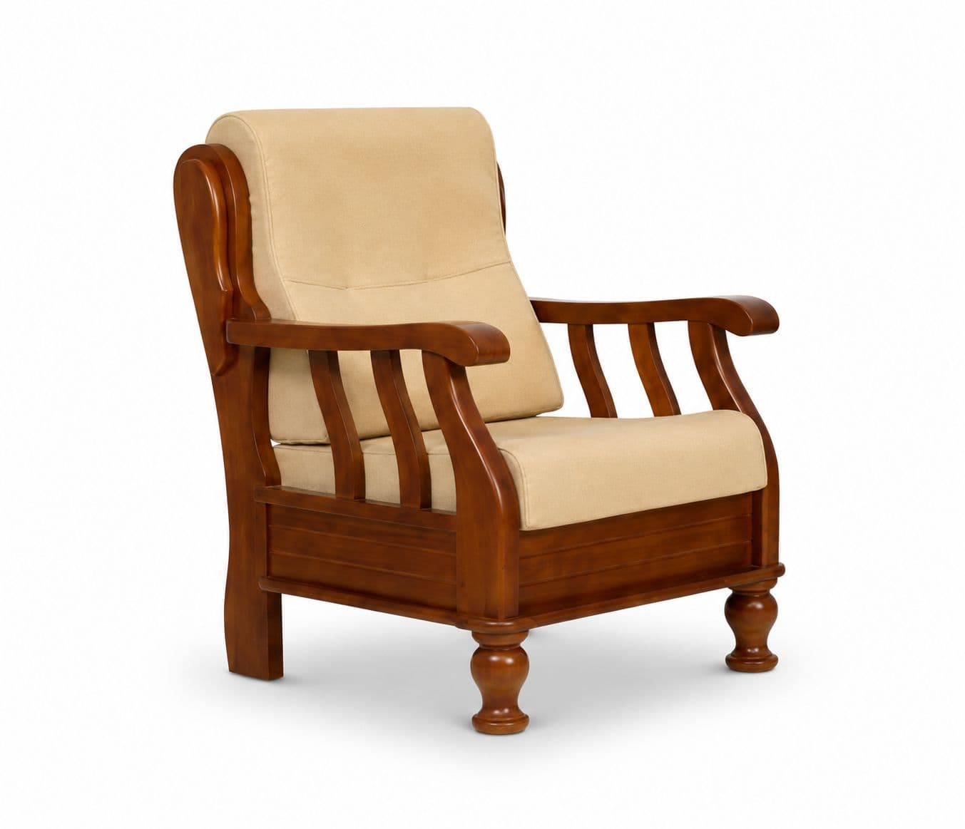 Image 6 for Royal Sofa Set 3+1+1 Seater Solid Rubber Wood(ZAM)