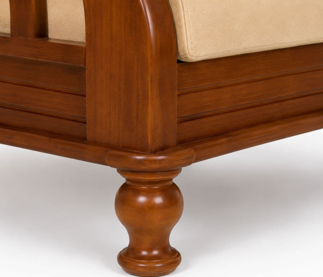 Image 8 for Royal Sofa Set 3+1+1 Seater Solid Rubber Wood(ZAM)