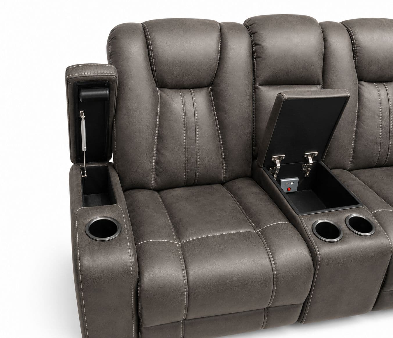 Image 16 for X9990BM- 3+2+1 Manual Recliner With 2 Seater Rocking Recliner & Single Seater Rocking Recliner Seater With Fabric (BSK)