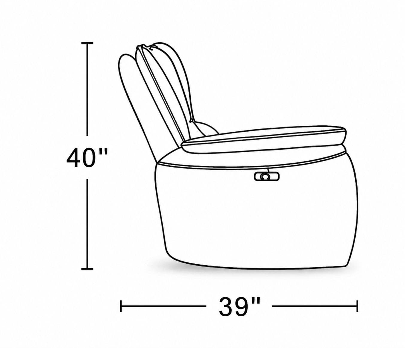 Image 21 for Manwah U70732M 3+2+1 Power Recliner Leather