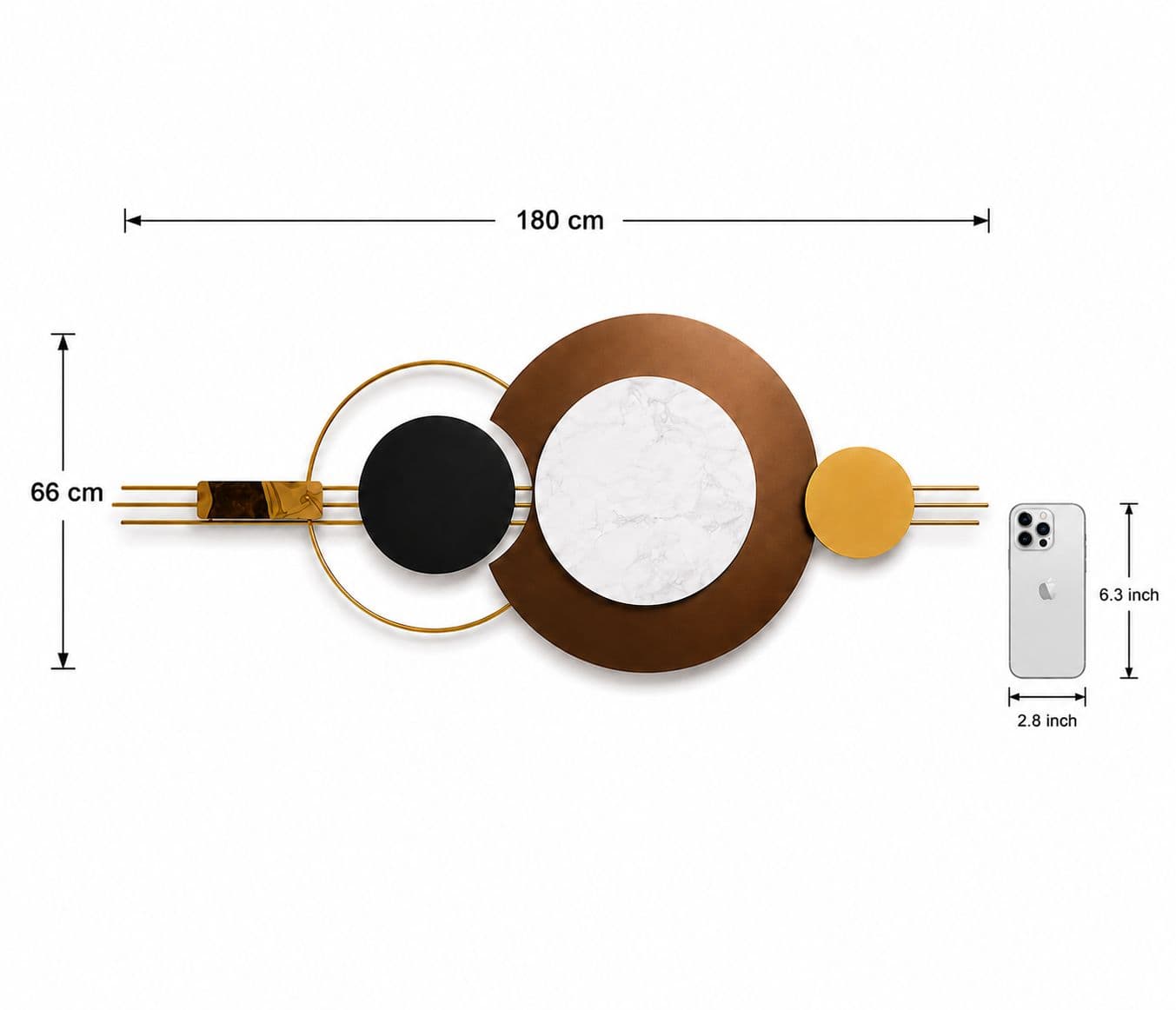 Image 4 for HYC BWA115 Metal Wall Art