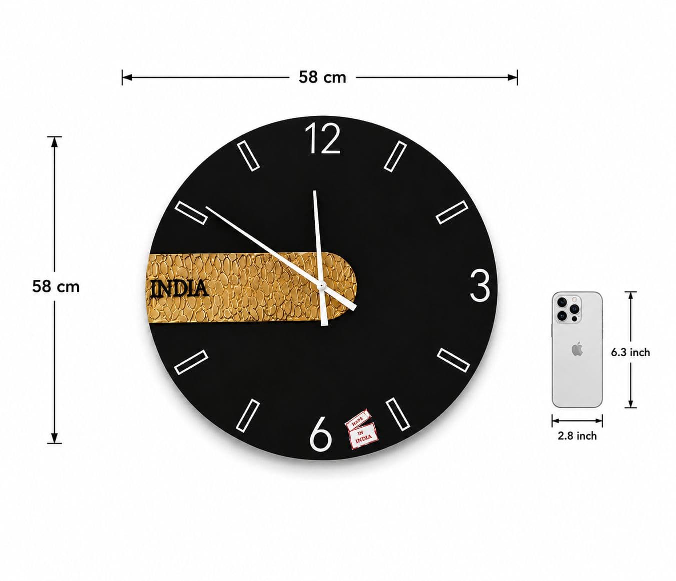 Image 4 for HYC LG WA 02 A5180552 Metal Wall Clock