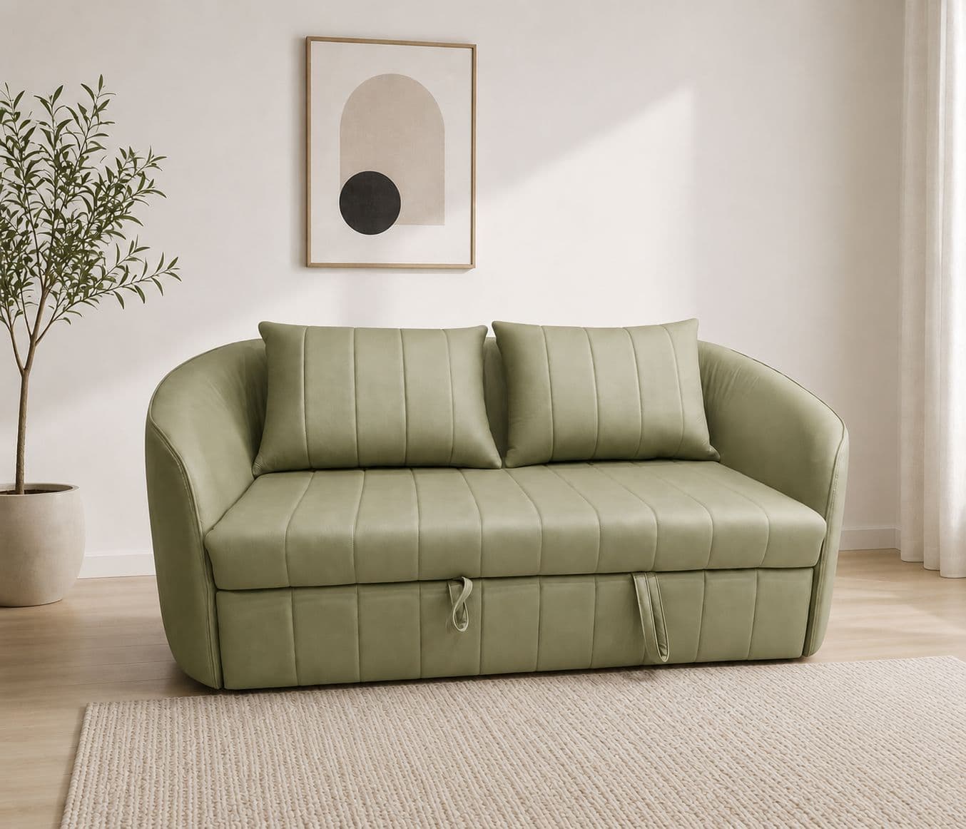 Rolex 3 Seater Sofa Cum Bed (BWD)(SKN)(WF)(HYD)(BTM)(EC)(KORA)