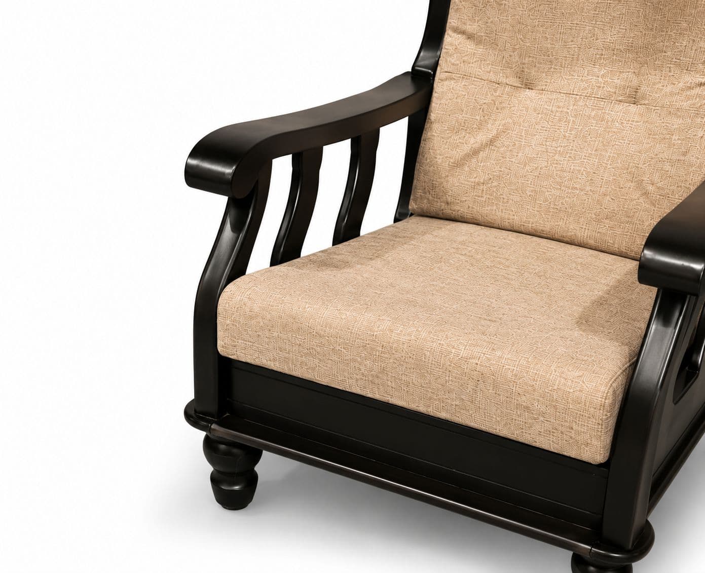 Image 7 for Royal Sofa 3+1+1 Seater Fabric With Solid Rubber Wood (BTM OTD)