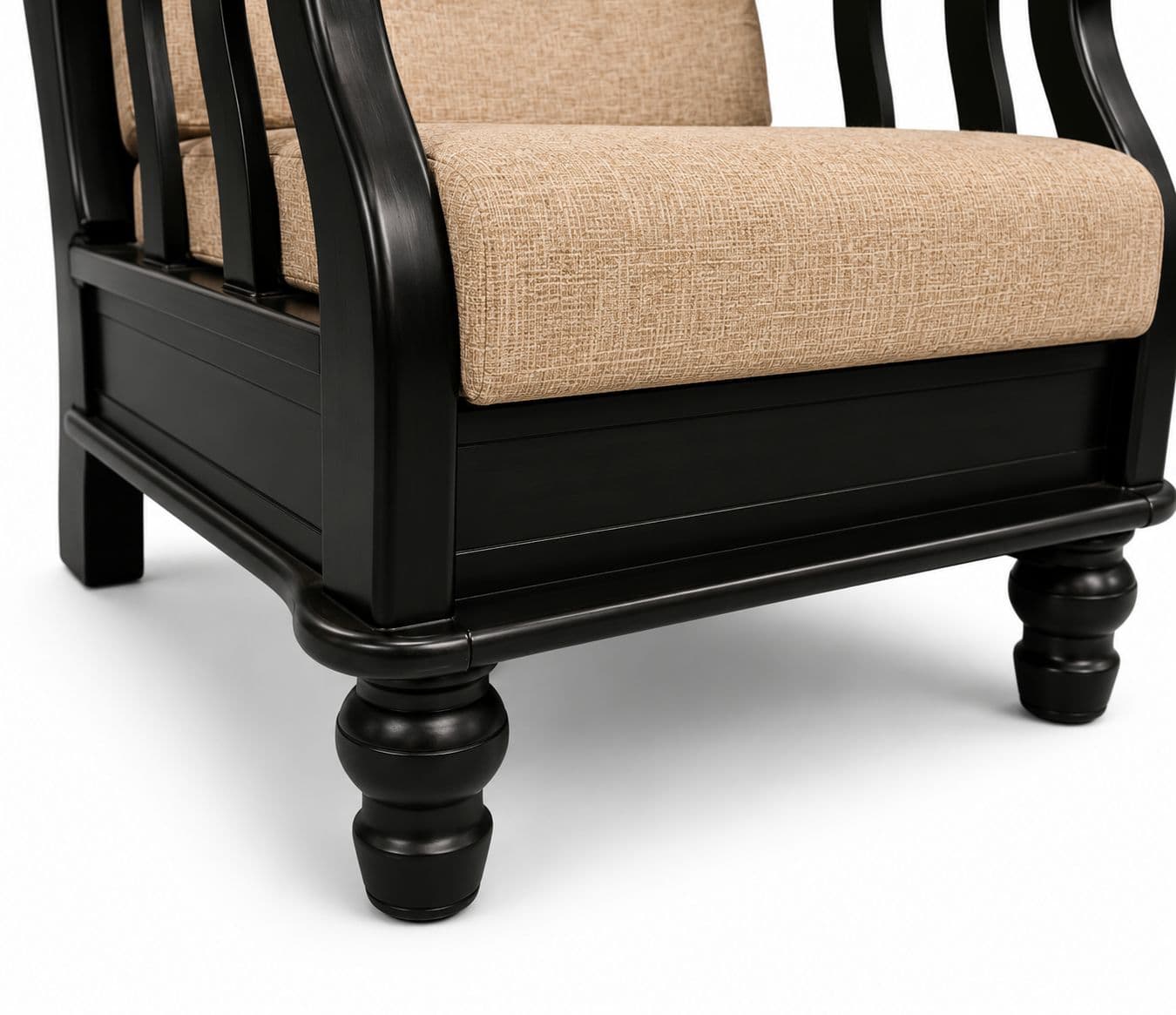 Image 10 for Royal Sofa 3+1+1 Seater Fabric With Solid Rubber Wood (BTM OTD)